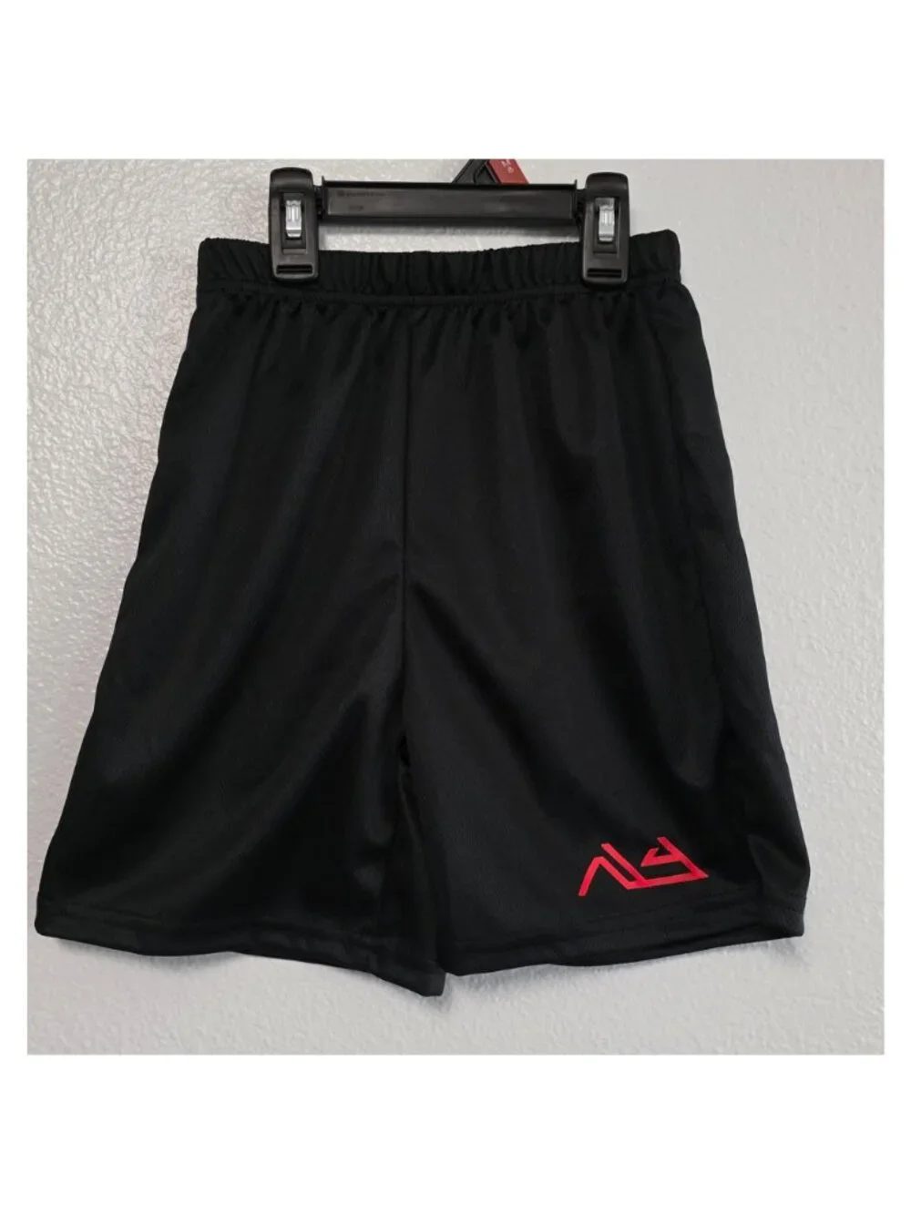 SHEIN Boys 8Y Black Red Athletic Shirt Shorts 2 Piece Set NWOT
